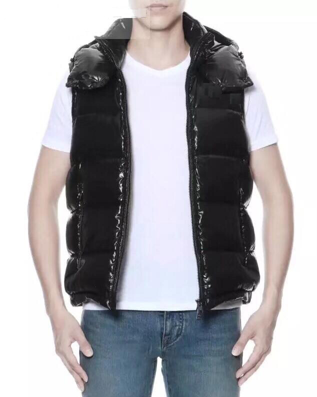 

New French anorak men winter vest gillets UK popular gilets Jacket Body Warm Plus Size Man Down parkas anorak hooded Jackets