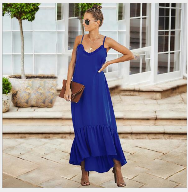 

698 Women's Jumpsuits,Casual Dresses, Rompers skirt floral dress with sleeveless dresses nuevo estilo vestido para chicas mujeres wt19, As pic
