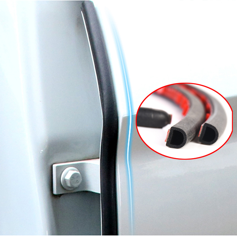 

Car Door Seal Strips Auto Rubber Seal Protector Sticker Noise Insulation Anti-Dust Weatherstrip Adhesives Sealant Car Styling