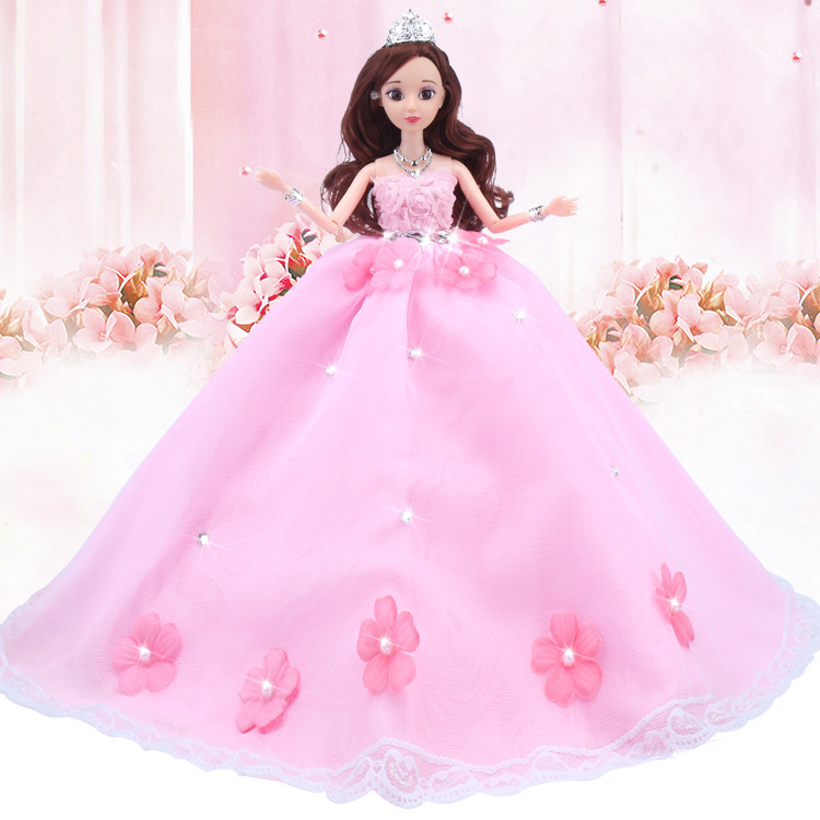 doll with pink dress