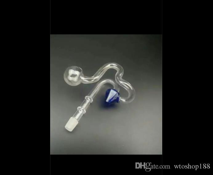 

Diamond pot Wholesale Glass bongs Oil Burner Glass Water Pipes Oil Rigs Smoking Free