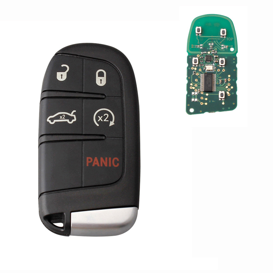 5Buttons 433Mhz Remote Replace Smart Key For Dodge Journey 2011 2012 2013 2014 2015 Car Key Fob With ID46/PCF7953 Chip-image-457929156