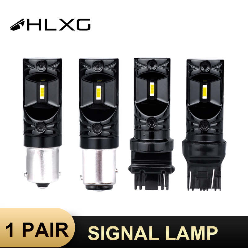 

hlxg 7440 W21W WY21W LED Turn Signal Brake Reverse Tail Lamp 7443 W21/5W 1156 1157 3156 LED Bulbs 12V Car Lights Auto 24V