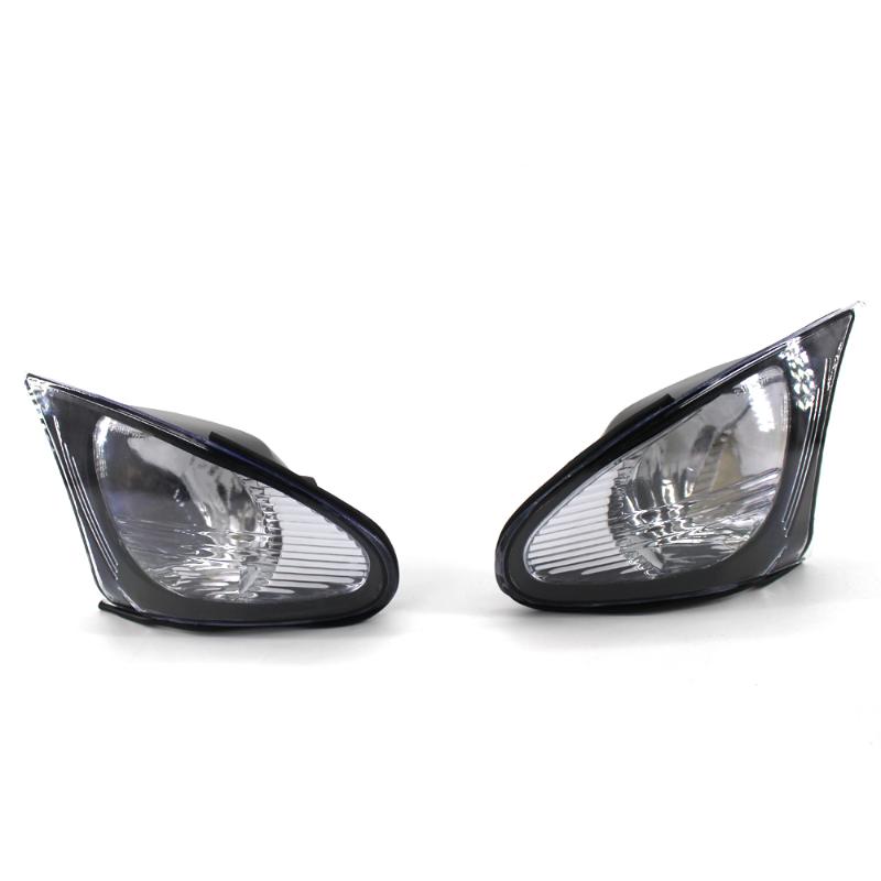

For E46 4DR Sedan Corner Lights Cover Shape Clear Lens 02-05 Wagon, As pic