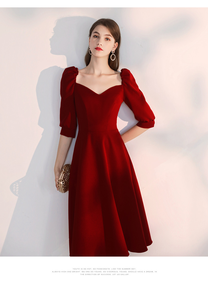 skinny red dress