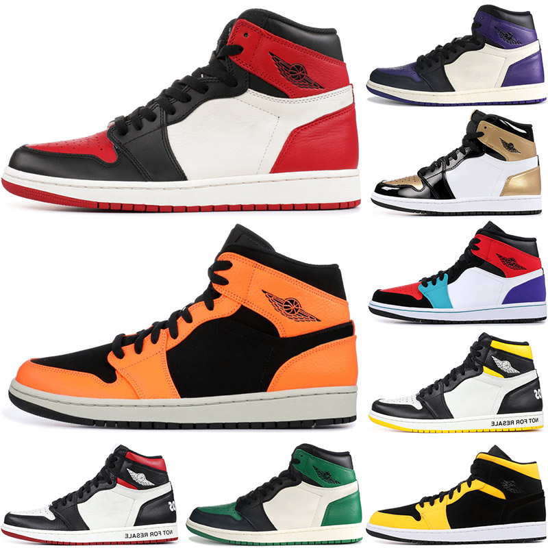 

2019 Basketball shoes 1s top 3 Phantom UNC union gold black bred toe think 16 kawhi leonard mens Athletic sports sneakers 7-12