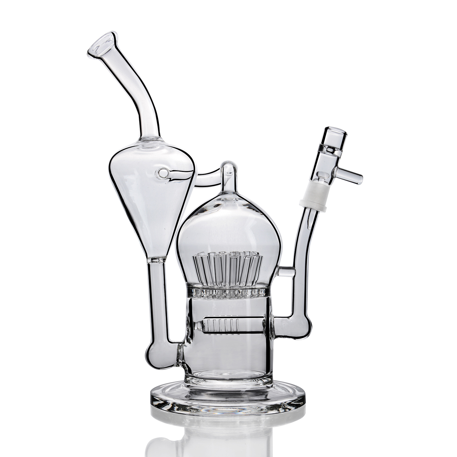 

10.7 Inchs Hookahs Glass Bong Feb Egg Bongs Water Pipes Thick Glass Oil Rigs Recycler Water Bongs 14mm Bowl