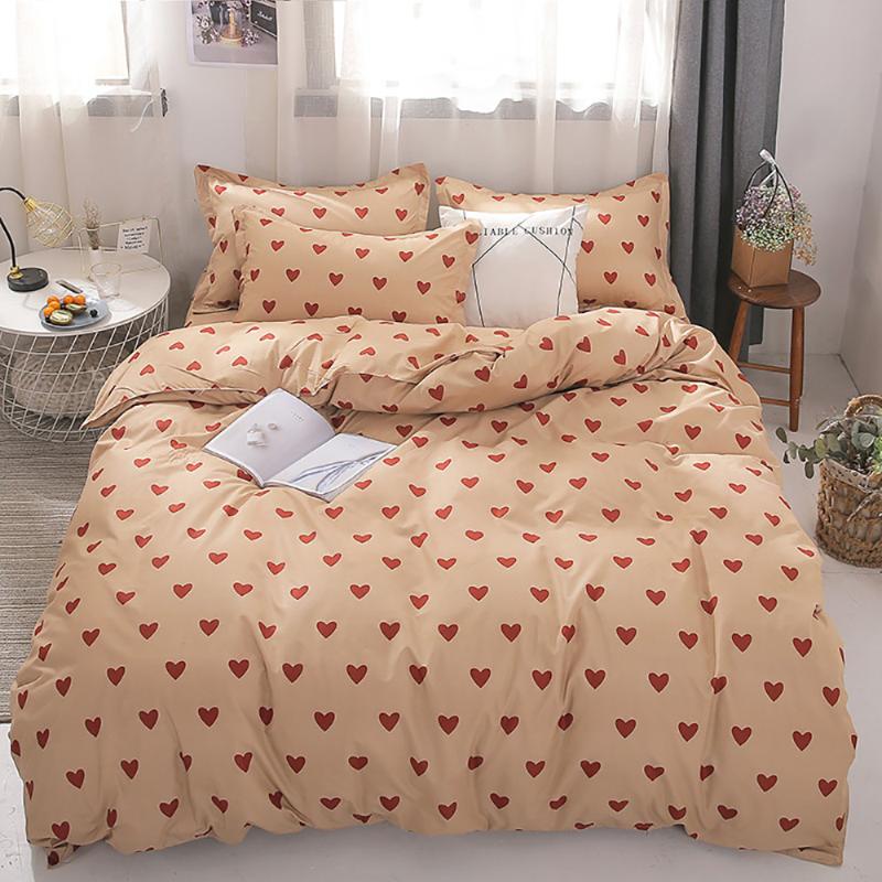 

Cute Lovely Pattern Bedding Set Duvet Cover Bed Sheet Pillowcase Bedclothes 3-4pcs/Set Home Bed Set Home Textile