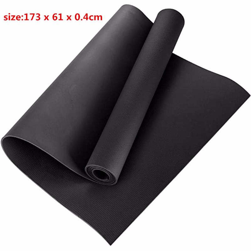 

173*61cm 4mm Thick Non-slip EVA Yoga Mat Quality Exercise Sport Mat for Fitness Gym Home Tasteless Pad Gymnastics Mats, Red