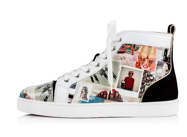 Mode baskets rouges pour hommes, chaussure de ville haut de gamme pour femmes, casual casual high-top, passepoil en gros-grain garni, cuir verni