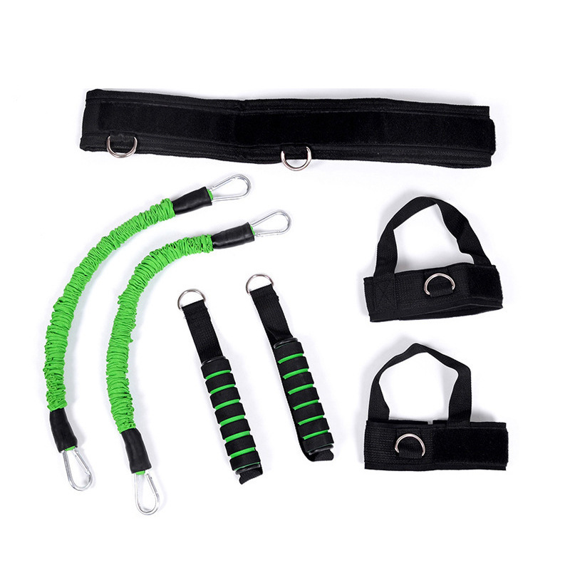 

LaTeX Leg Strength Training Chest Expander Leg Bouncing Resistance Band Squat Bounce Elastic String