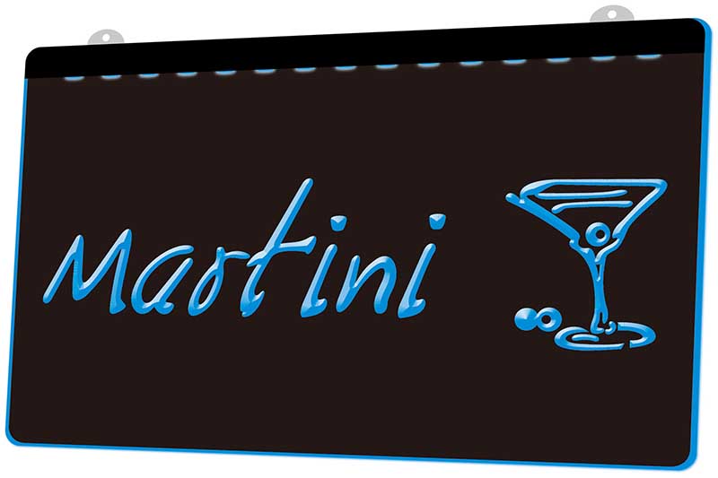 New Bar Martini Cup Beer Cub Party Decor Neon Light Sign 17"x14" 