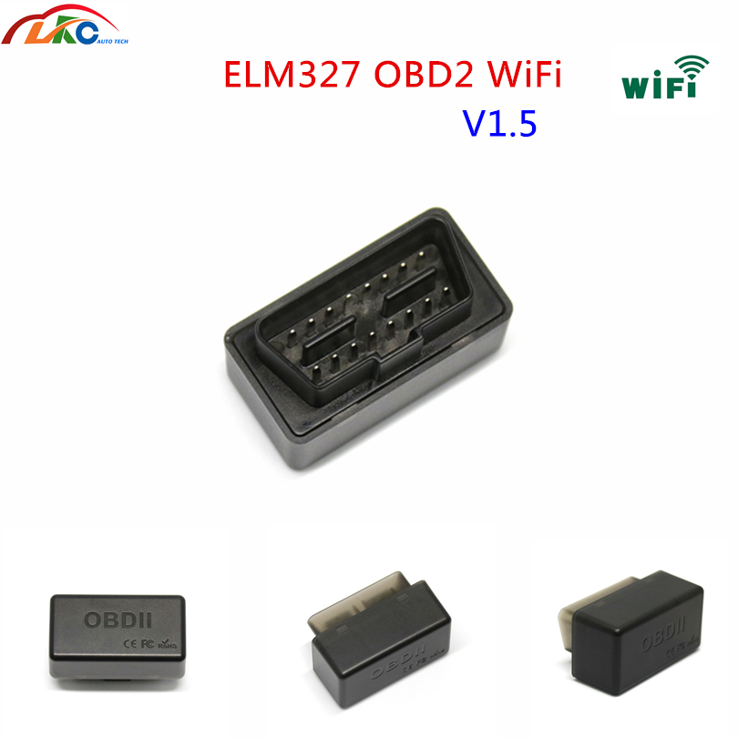 

50pcs/lot ELM327 OBD2 V1.5 WIFI with PIC18F25K80 Chip For Android Diagnostic Tool V01HW-1/V01HW DHL Free shipping