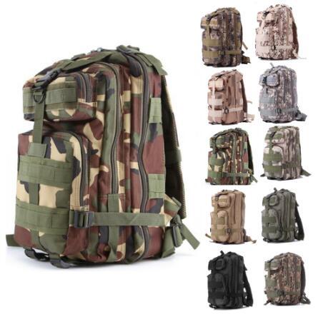 

30L 3P Attack Tactical Military Backpacks Unisex Outdoor Travel Bag Mountaineering Hiking Backpack Camping Trekking Rucksack CCA7025 50pcs, As picture