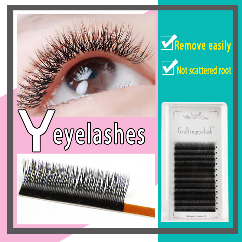 

7 Pairs Y-shape Thick False Eyelashes New Fashion Women Soft Natural Lashes Handmade Wholesale High Quality 2020 New
