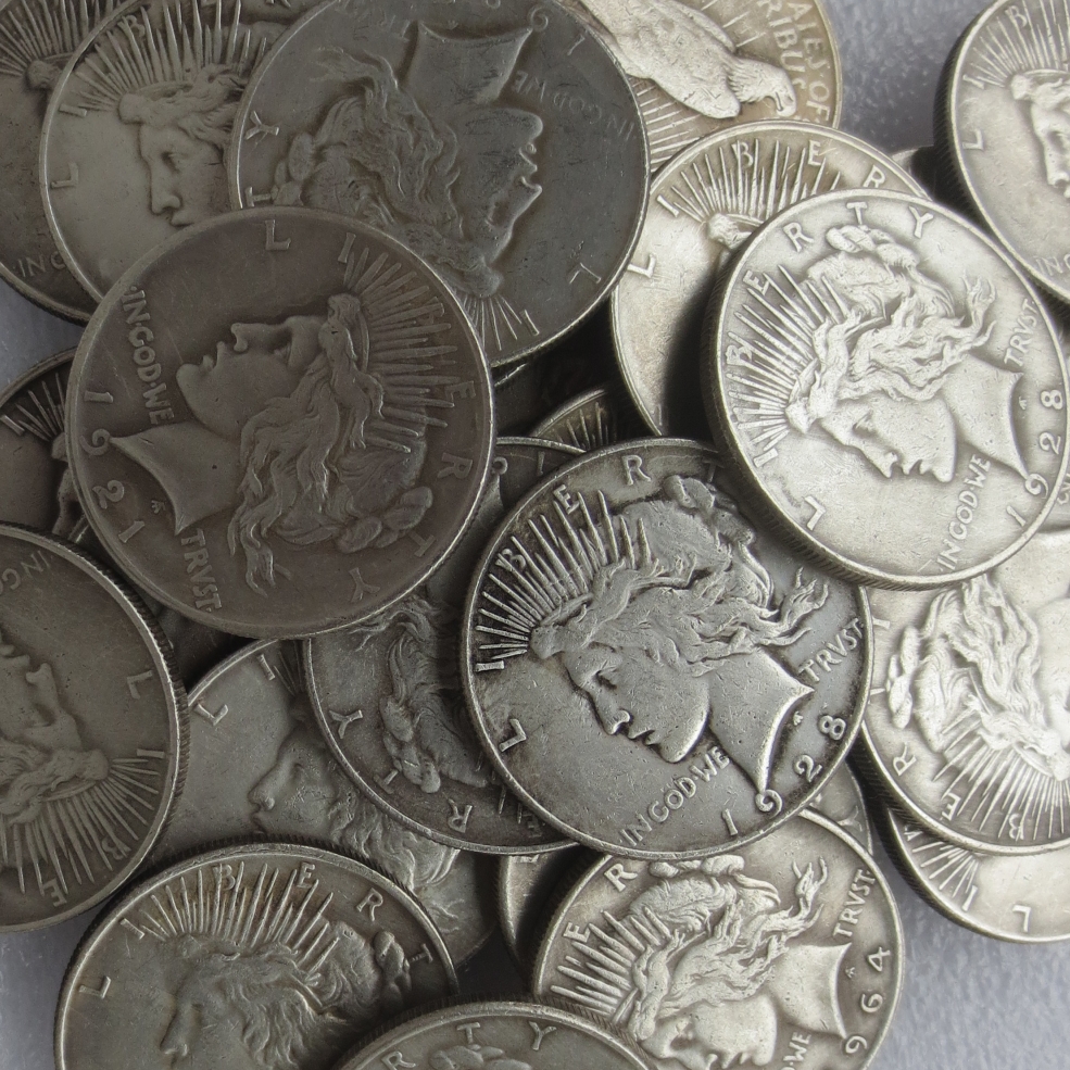 

US Full sets 25pcs Date - P S D Peace Dollar Craft Silver Plated Copy Coin metal dies manufacturing factory Price