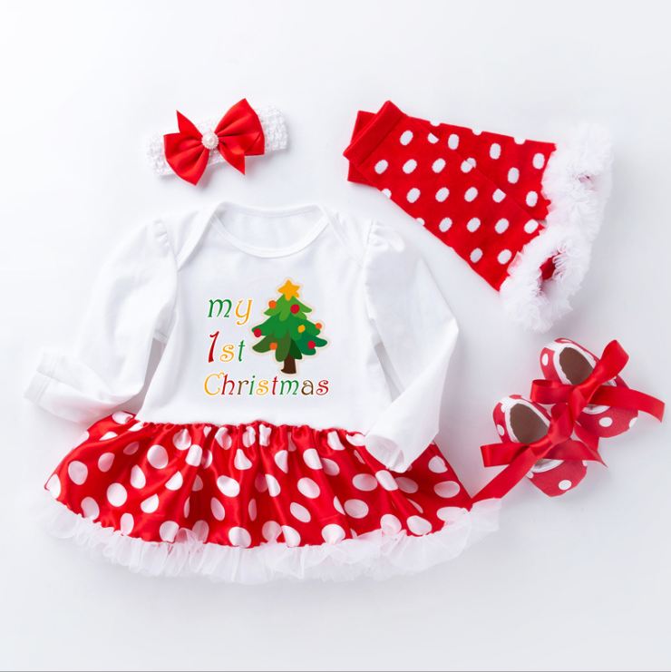 

girl dresses Infant clothes fashion Spring clothes Cartoon dress for new year wholesale