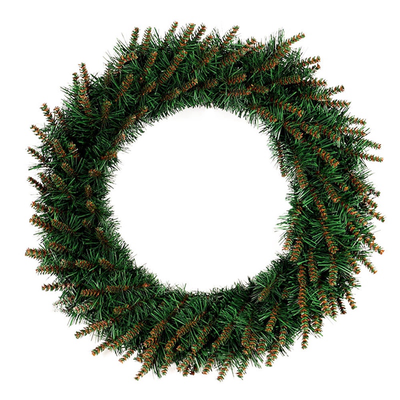

Green Hanging Christmas Wreath 1PC DIY Hanging Wreath Christmas Party Decoration Wall Ornament Garland, Red
