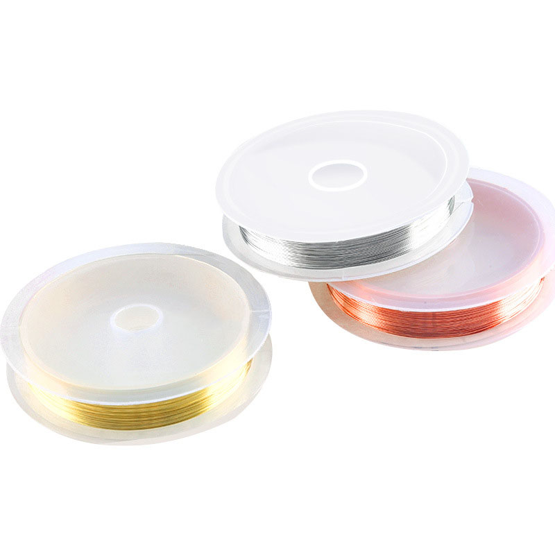 

3Pcs/Nail Art Copper Wire 3 Colors Soft Brass Line Cords Nail Decoration Nail Art Manicure Accessories Salon for Ladies