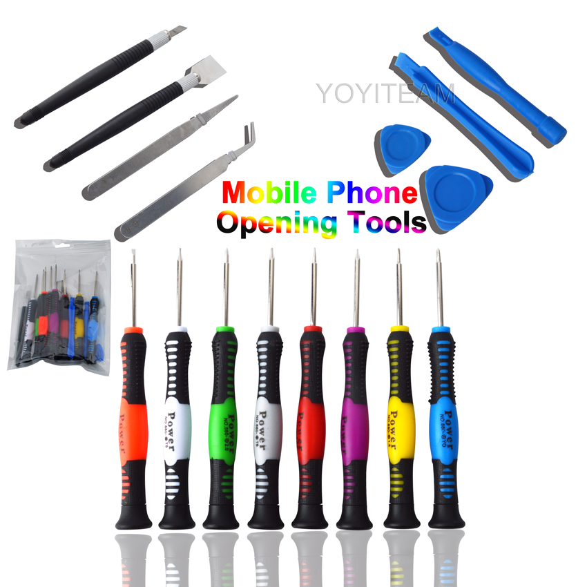 

2811 univerral opening tools 16 in 1 versatile screwdrivers set for smartphone iphone huawei samsung with retail packing