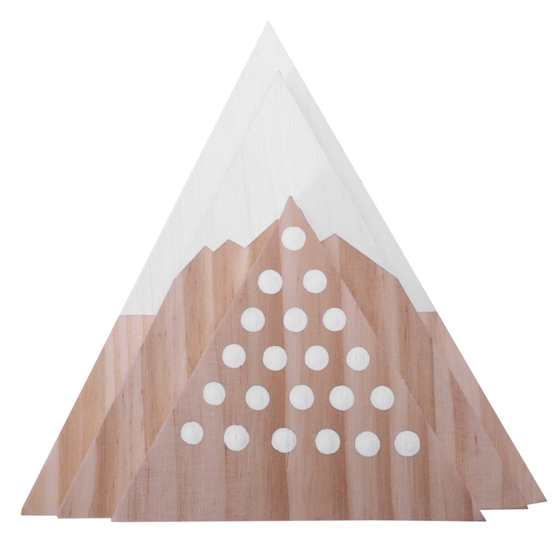 

Nordic Wooden Blocks Toys Woodland Nursery Wood Mountain Decor Ornaments Kids Furniture Toy Kid'S Room Decoration 3Pcs/Set