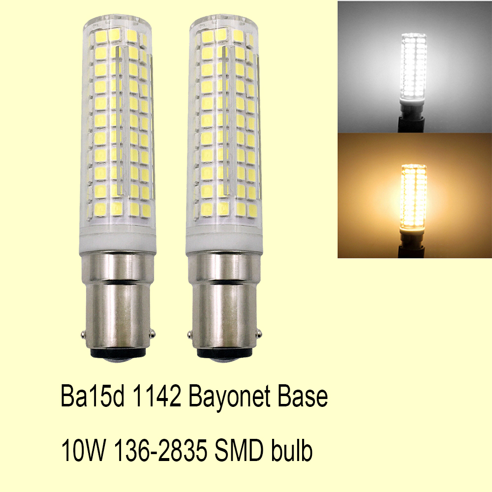 2021 BA15D 1142 Base 136 2835 LED Bulb Ceramics Light Lamp 110V/220V Equivalent 100W/10W 2021 BA15D 1142 Base 136 2835 LED Bulb Ceramics Light Lamp 110V/220V Equivalent 100W/10W