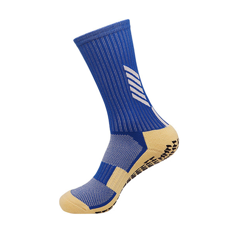 

New Professional Bicycle Socks Breathable MTB Road Bike Anti-Slip Sports Towel Cloth Coolmax Riding Cycling Socks BC0343, Blue