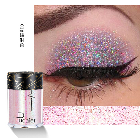 

Holographic Sequins Glitter Shimmer Diamond 24 Colors Eye Shiny Skin Highlighter Face Body Glitter Festival Makeup