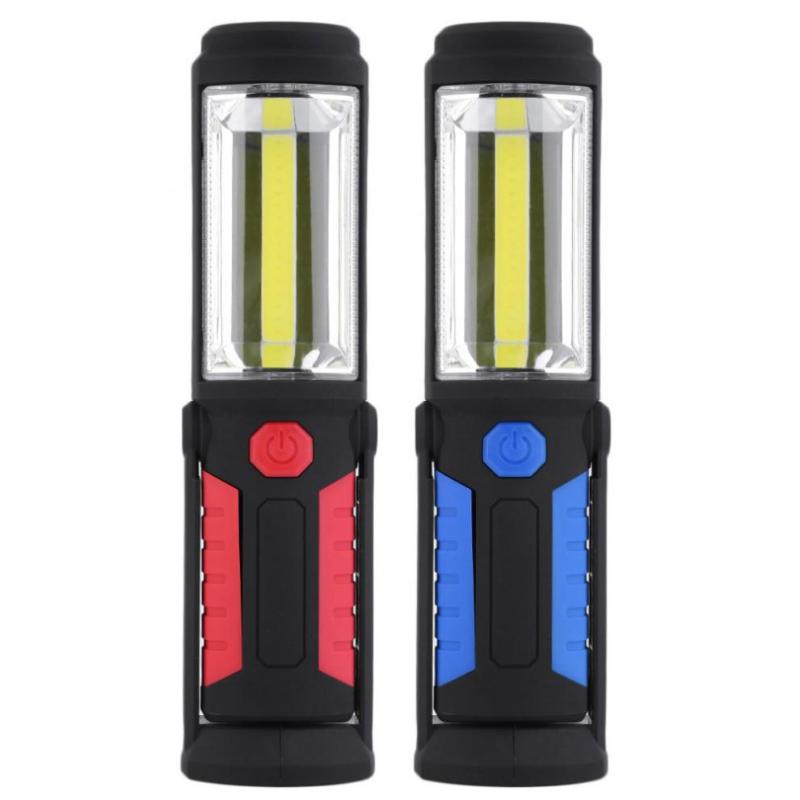 

Powerful COB LED Portable 3000 Lumens Magnetic Rechargeable Work Light 360 Degree Stand Hanging Torch Lamp for Work