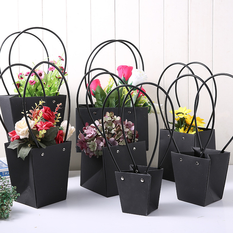 

Wedding boxes for party favors paper bags for gifts small Flower box thank you bags gift bag cajas de regalo bolsas papel 10pcs