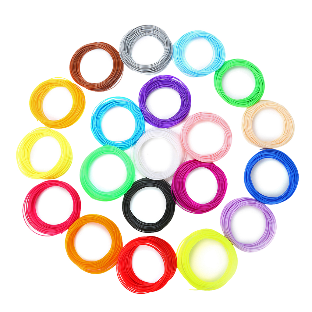 

3d printer filament pla 1.75mm for printers and print pens 20colors