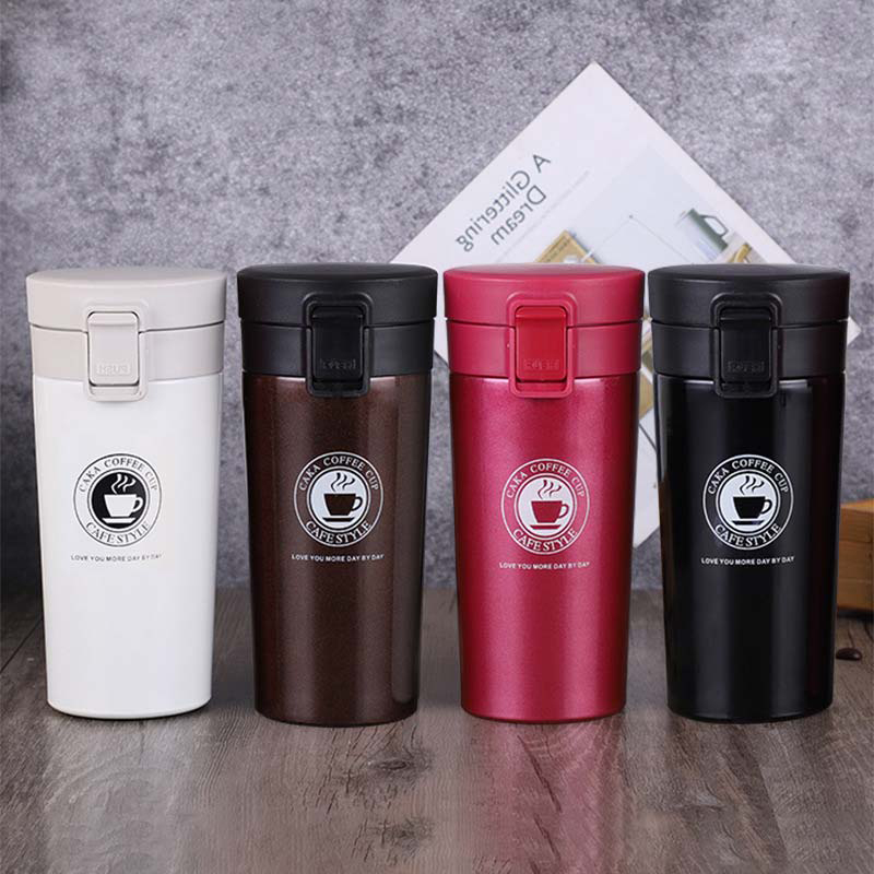 

380ml Coffee Thermos Mug Mini Thermos Bottle Vacuum Flasks for Tea Portable Thermo Mug Stainless Steel Thermoses Thermal Car Cup, Optional