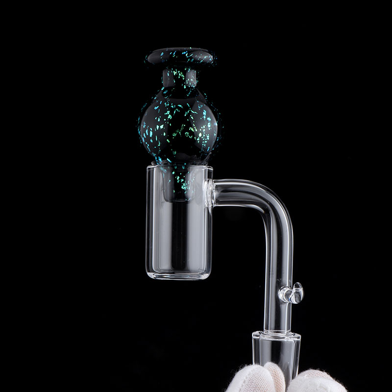 

20mm Quartz Enail Banger nail with crushed opal caps Male Female Quartz Banger Nails For Glass Bongs Dab Rigs