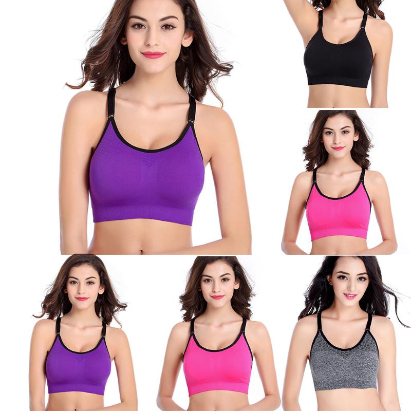 

Sports Bra Cross Back Open Sports Bras Sexy Vest Top Fitness Women Running Sport Bh Yoga Shirt Bra Gym Compression Brassiere, Bk