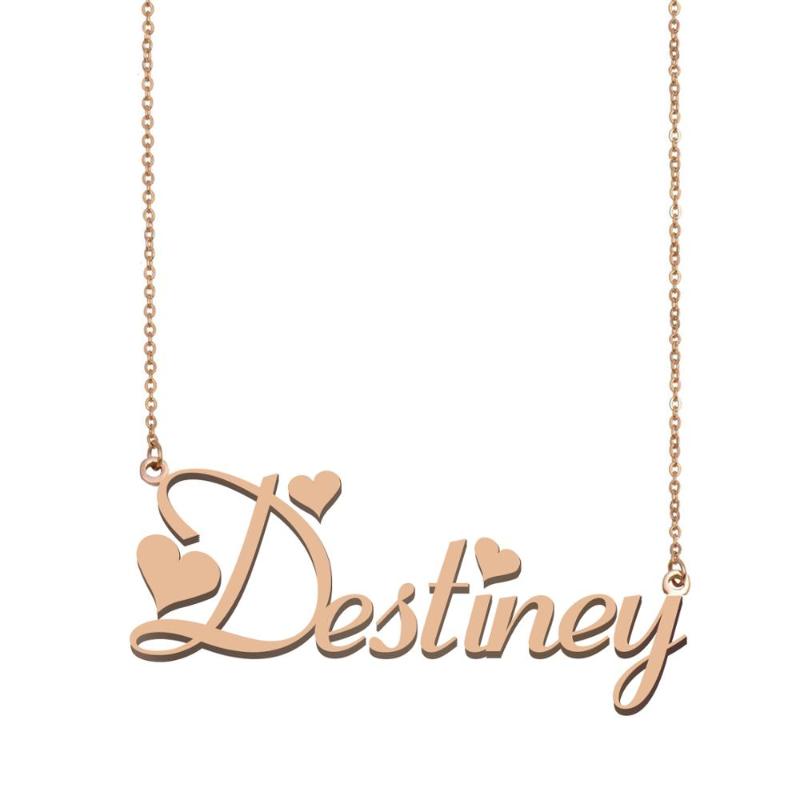 

Destiney Name Necklace , Custom Name Necklace for Women Girls Best Friends Birthday Wedding Christmas Mother Days Gift