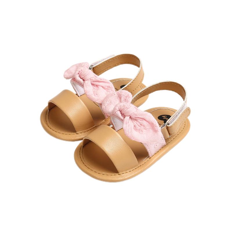 

New Summer Shoes Children Baby Kids Boys Girls Shoes Non-Slip Canvas Bowknot Toddlers Newborn Infantil Sandals