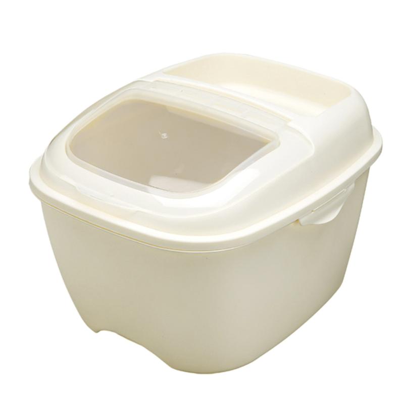 

1PC Multifunctional Rice Bucket Kitchen Insect-Proof Sealed Grain Storage Bin Plastic Moisture-Proof Rice Cylinder Storage Case