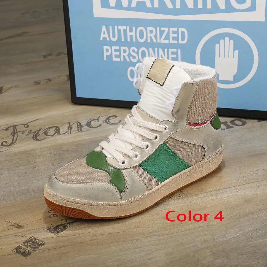 

Luxury designer ankle boots 100% Cowhide leather men casual shoes letter bandage flat boots gym boots luxury retro women sports shoes 35-45