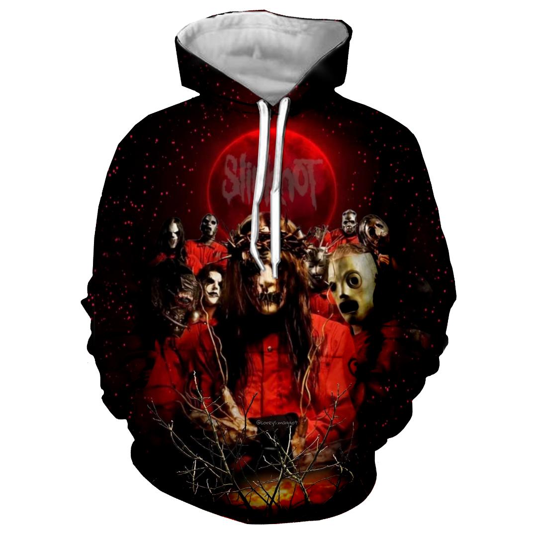 

3D Print Slipknot Hoodies Cool Fashion Black Hoodie Boys Casual Tops Male Coat Streetwear Clothes Harajuku Men Clothes 2019 5XL, Weslipkno06