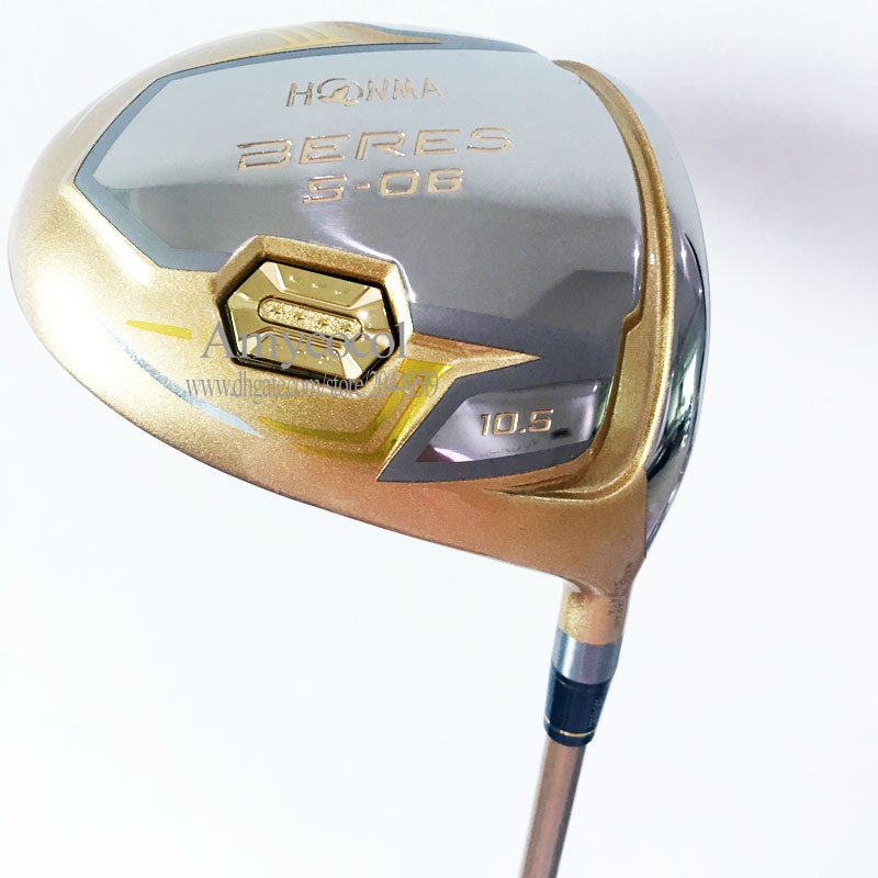 

New Golf Clubs HONMA S-06 Clubs Briver 9.5 or 10.5 loft 4star Golf driver Graphite Shaft R or S Golf shaft Free shipping