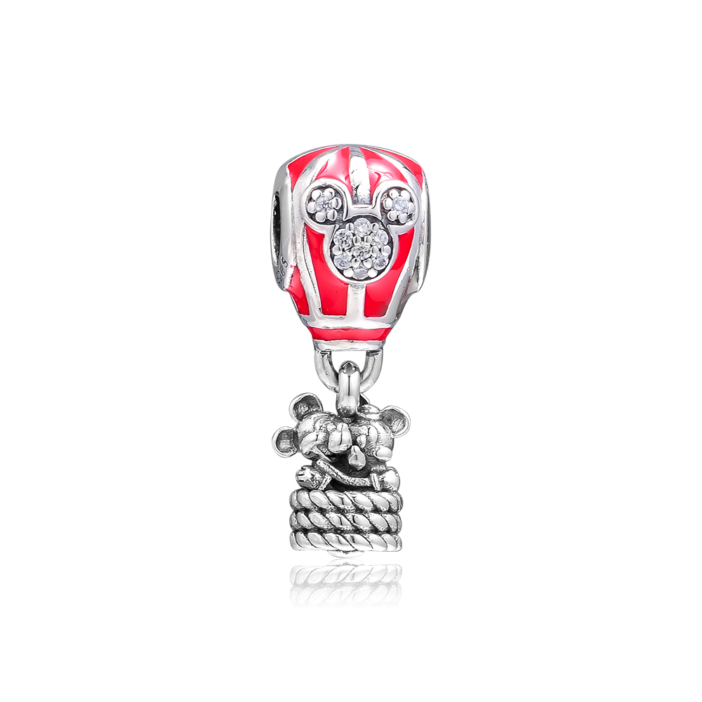 2019 Mother&#039;s Day 925 Sterling Silver Jewelry True Love Balloon Charm Beads Fits Pandora Bracelets Necklace For Women DIY Making-image-461827112