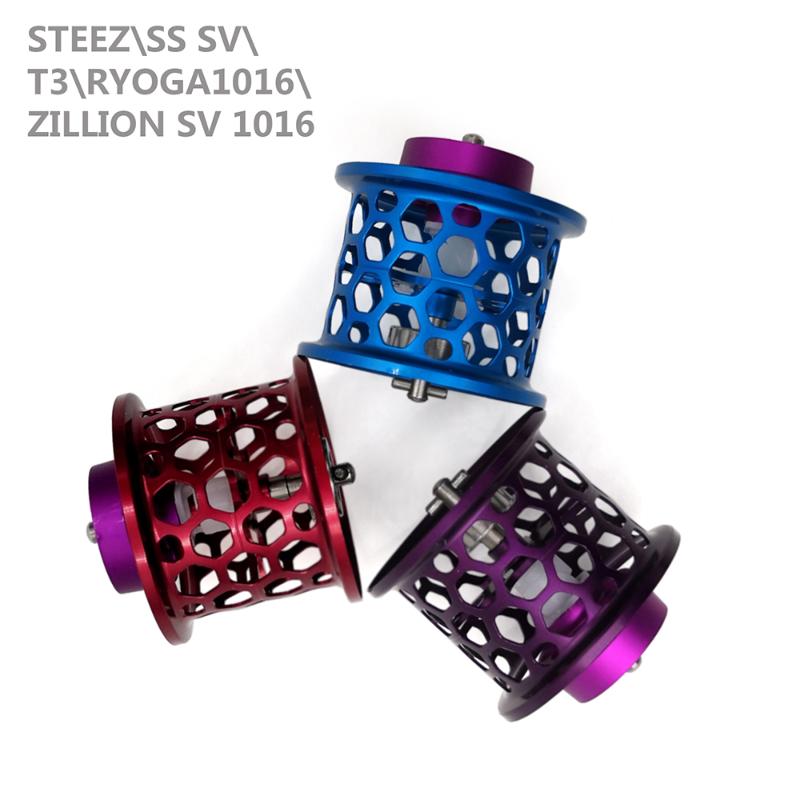 

1Pieces DIY Reel Spool for Steez ss sv/ T3 / RYOGA1016 / Zillion SV TW Line Spool HONEYCOMB Baitcasting Fishing Reel