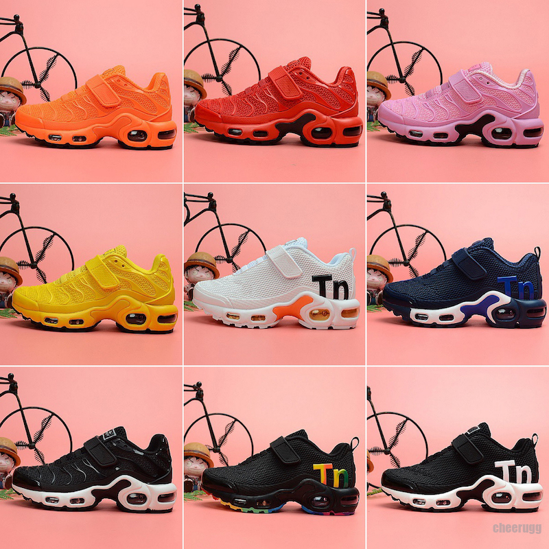 

Designer toddler kids KPU Mercurial Plus TN Rainbow Running Shoes tns Sport Sneakers children Boys Girls pour enfants Athletic Shoe, Color 1