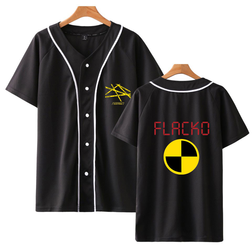 

Rapper ASAP ROCKY T-shirt Men Women Unisex Hip Hop Short Sleeve 3D Printed Baseball Jersey Tee Shirt Street Wear Summer Tops, 001