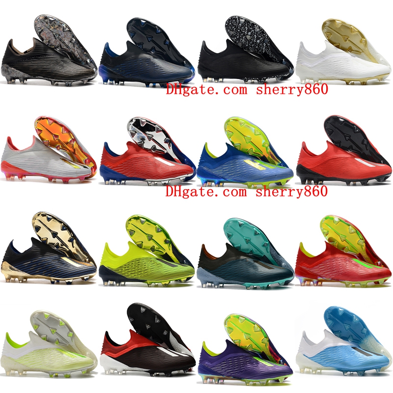 

2019 mens soccer shoes X 19+ FG outdoor soccer cleats cheap X 18+ FG football boots X 19 botas de futbol