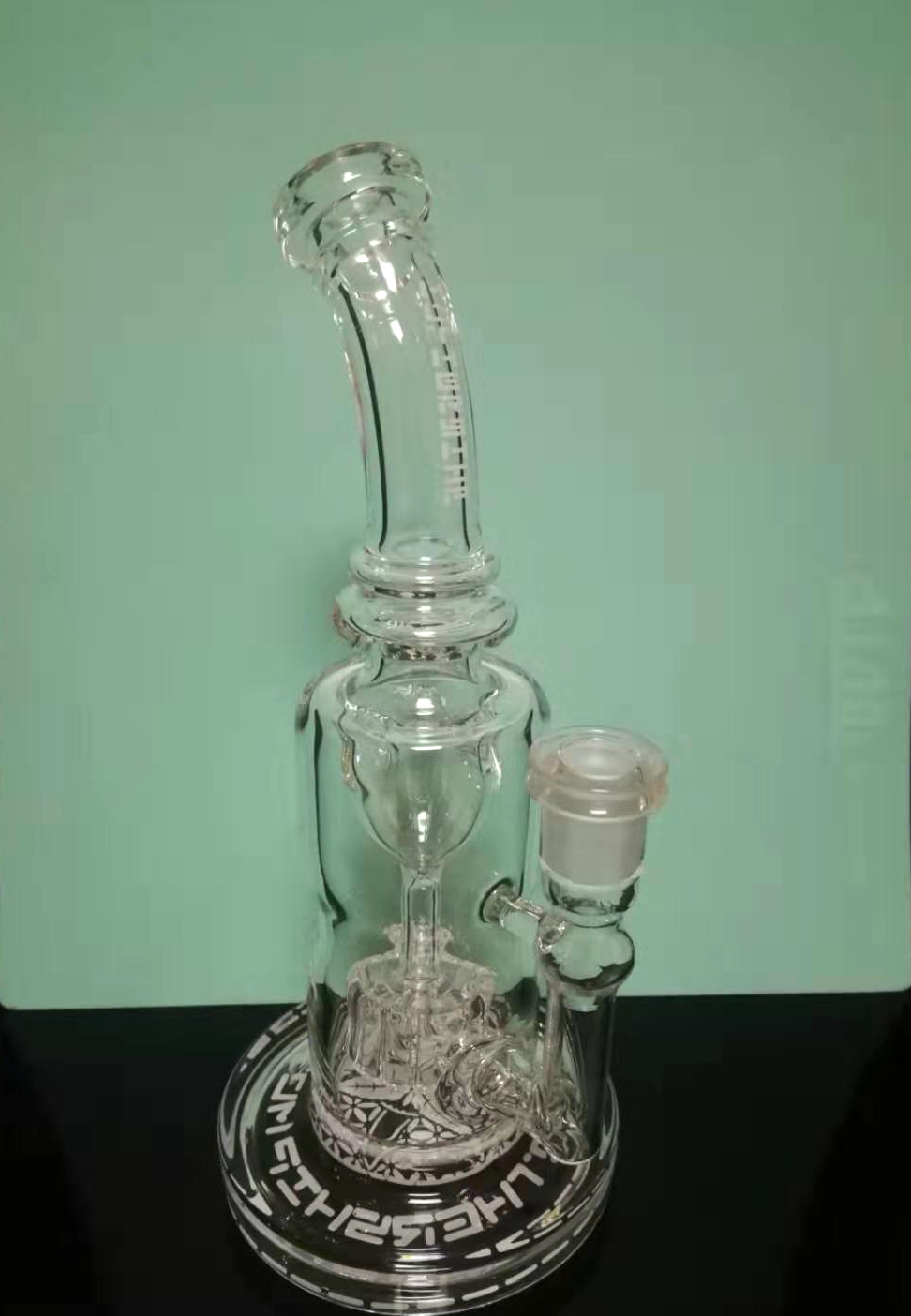 

Torus new glass bongs works incycler oil rigs dab rig smoking water pipes mothers logo optional 14.4mm joint hookahs