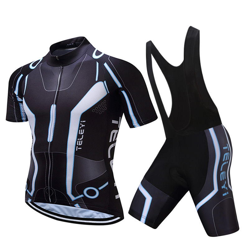 

TELEYI Cycling 2020 Men Cycle Dress MTB Mallot Clothes Kit Road Bike Jersey Set Male Pro Team Bicycle Clothing sport suit kit, Color 15