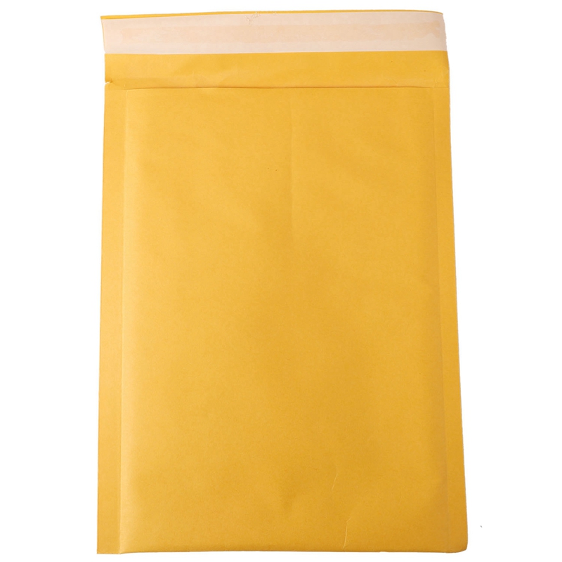 

50Pcs Top Quality Yellow Kraft Bubble Mailers Padded Envelopes Shipping Bag Self Seal Business School Office Supplies 150x180Cm