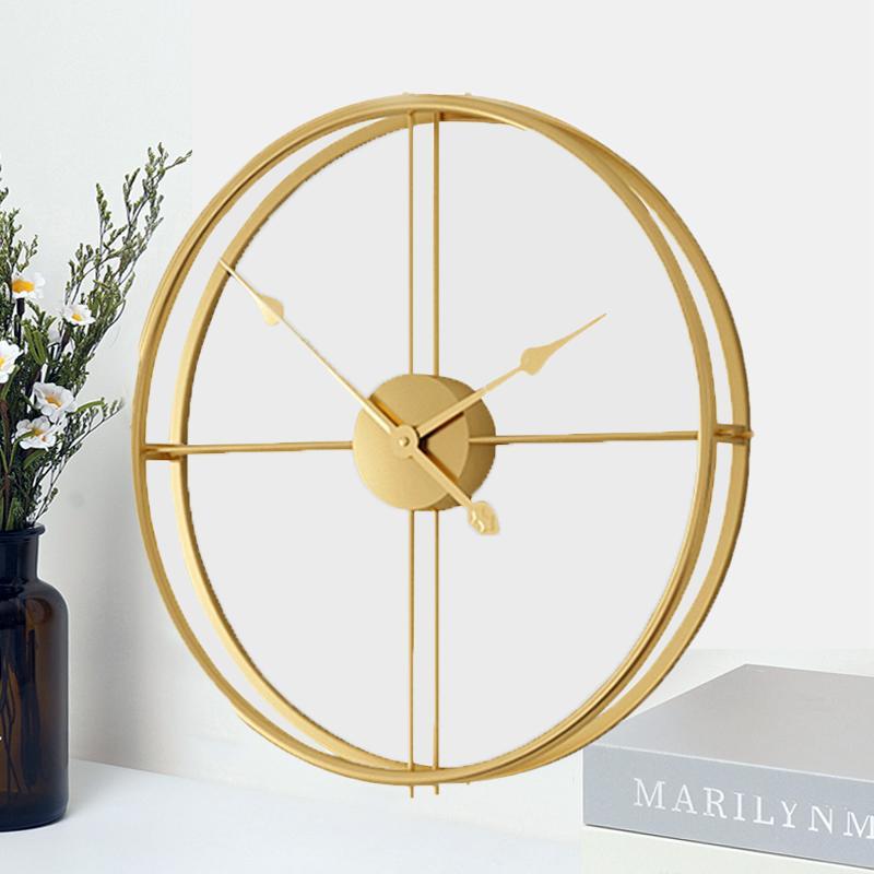 

Brief 3d European Style Silent Watch Wall Clock Modern Design for Home Office Decorative Hanging Clocks Wall Home Decor