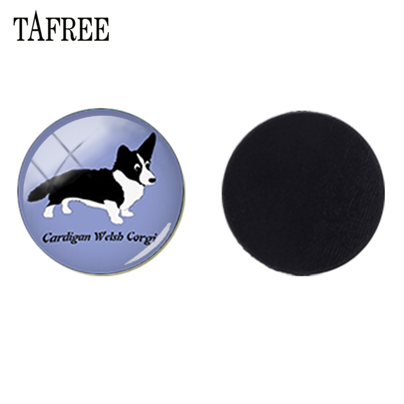 Perro Joyas Acrilico Broche Con Welsh Corgi Negro O Amarillo Control Ar Com Ar Perro Joyas Acrilico Broche Con Welsh Corgi Negro O Amarillo Control Ar Com Ar